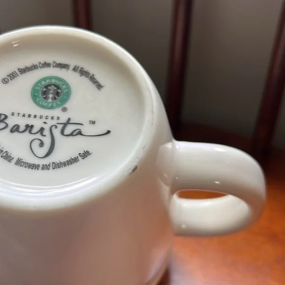 Starbucks Barista 2001 Classic White Mug - Picture 9 of 10